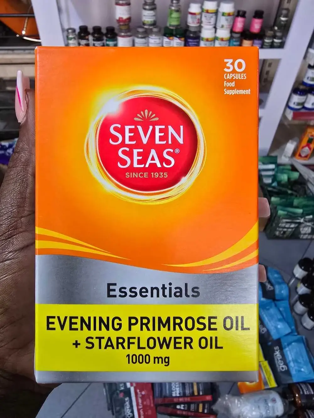 Seven Seas Evening Primrose + Starflower Oil 1000mg