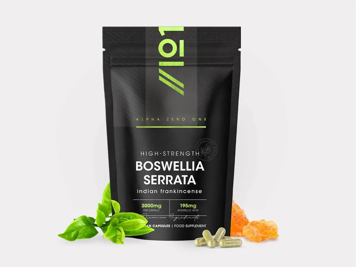 Boswellia Serrata Extract 3000mg — 65% Boswellic Acid (150mg per Capsule), 90 Capsules (3 Months Supply)