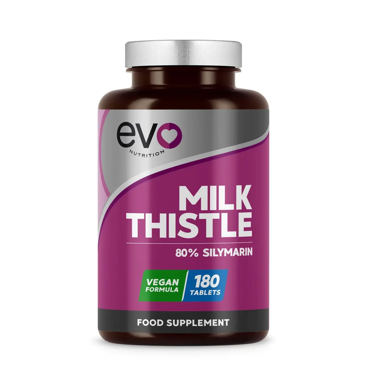 Milk Thistle Tablets — 80% Silymarin — 180 Tablets