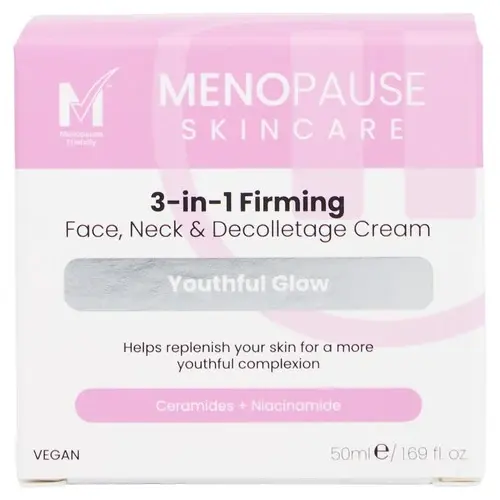 Menopause Skin Care 3-in-1 Firming Face, Neck & Decolletage Cream 50ml