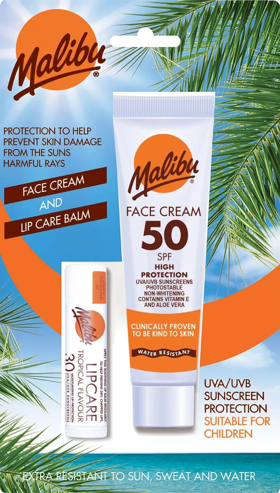 Face Cream 50 SPF & Lip Care Balm Pack
