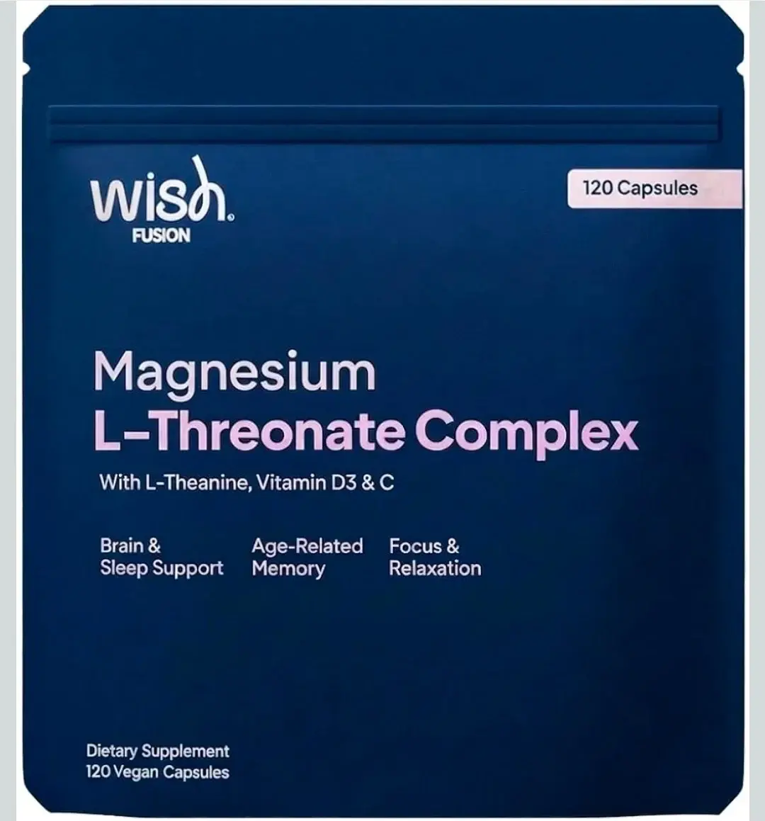 Magnesium L-Threonate Capsules 500mg — Clean Magnesium — Vegan — 60 Capsules